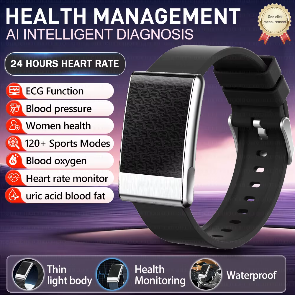 Nouveau bracelet de santé sans écran, moniteur précis de la fréquence cardiaque, de la pression arté