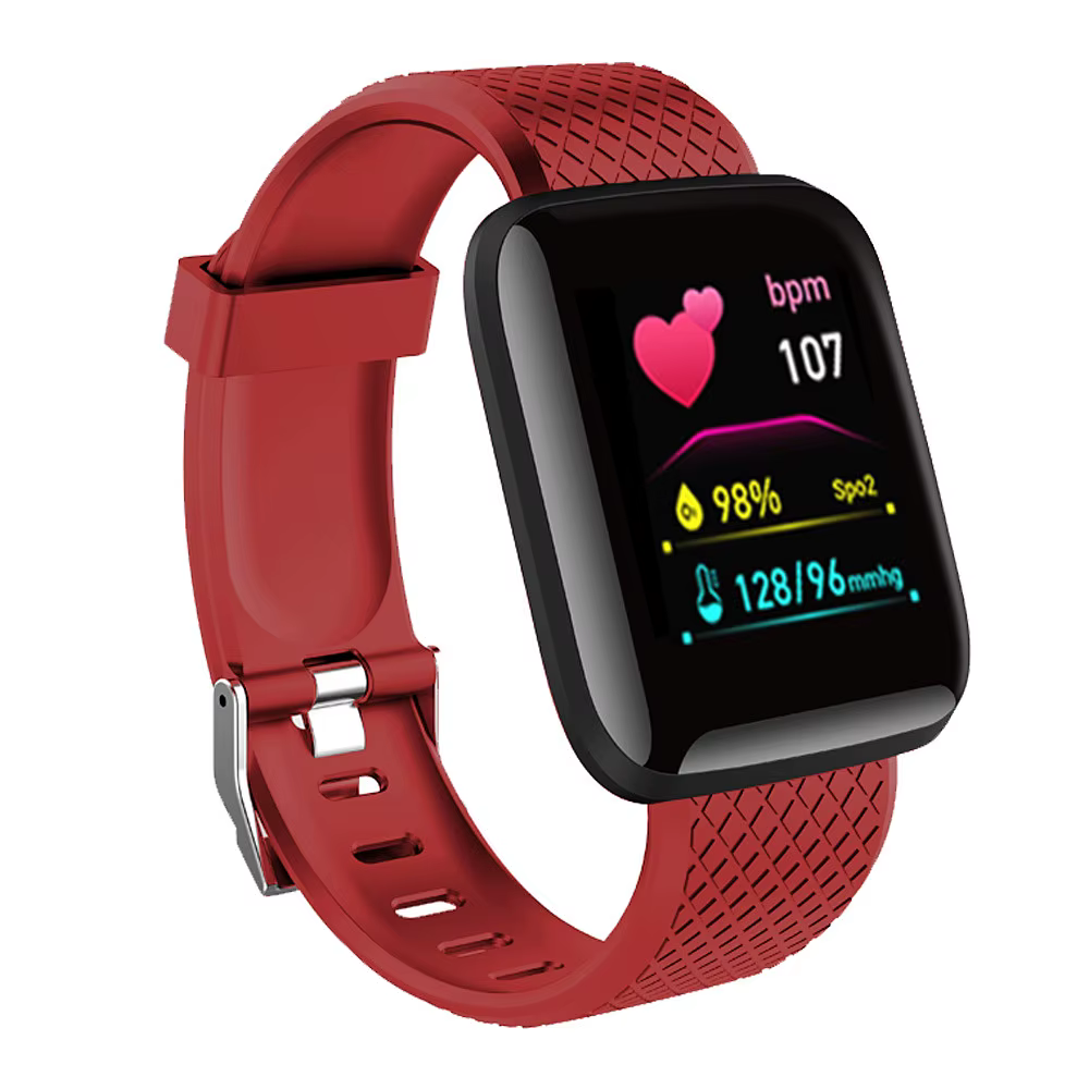 Montre connectée pour femmes et hommes, moniteur de fréquence cardiaque, électronique, Fitness, Calo