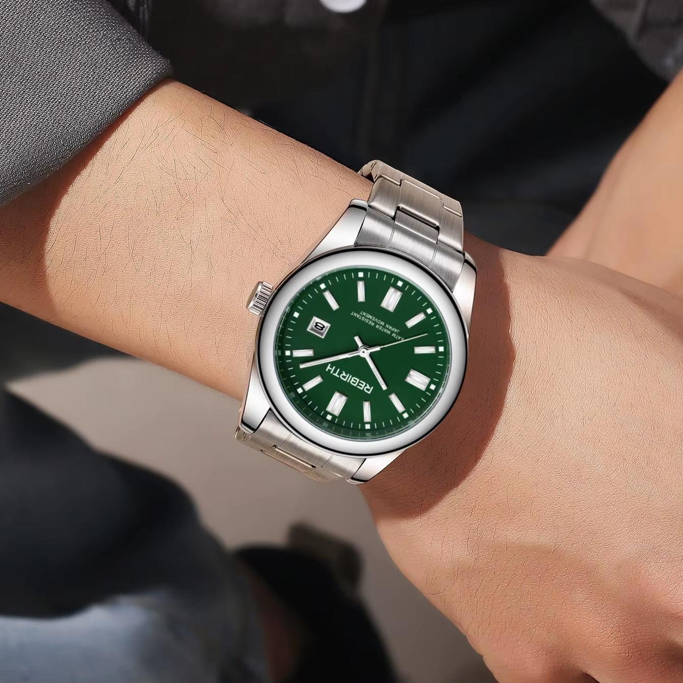 Montre à quartz généreuse, élégante, décontractée, polyvalente, adaptée à un usage quotidien