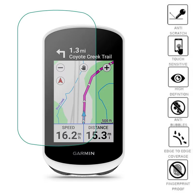 3pc clair protecteur d'écran couverture Film de protection garde pour Garmin Edge Explore 2 vélo GPS