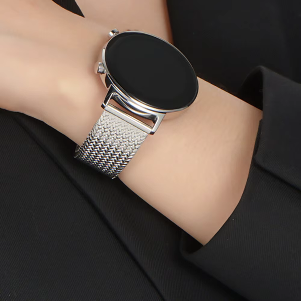 Bracelet universel en maille milanaise pour hommes et femmes, 16mm, 18mm, 20mm, 22mm, Durable, en ac