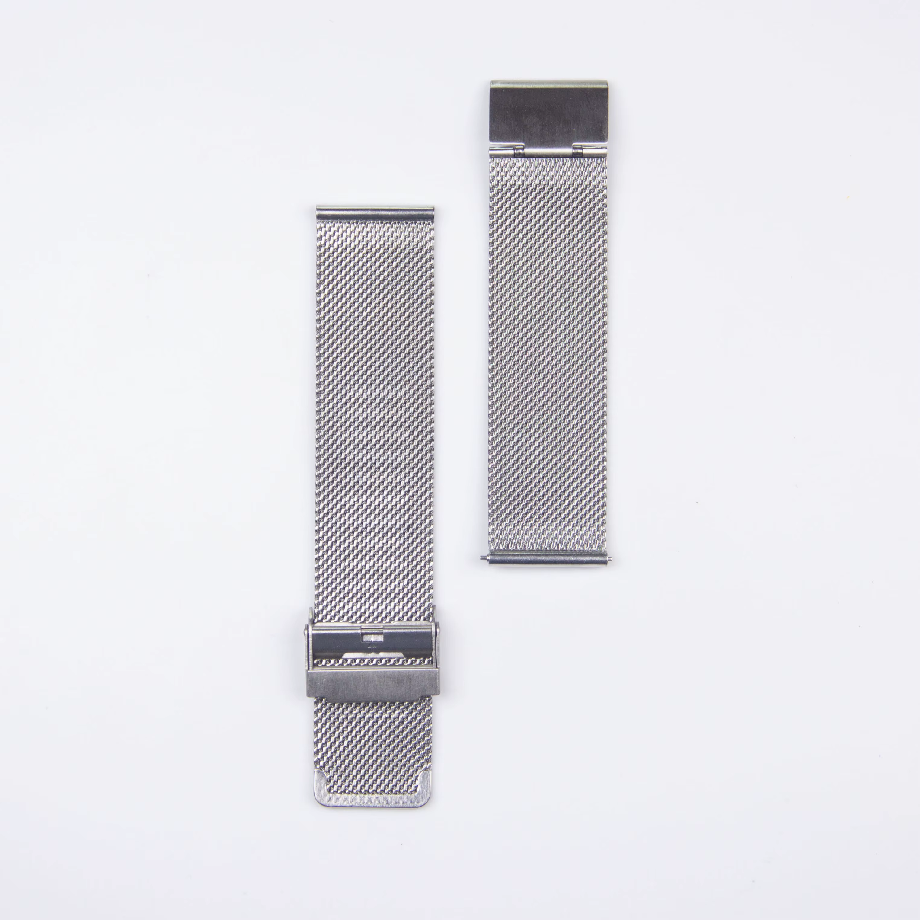 Bracelet de montre en maille de perles de haute qualité, matériau en acier inoxydable solide, noir, 