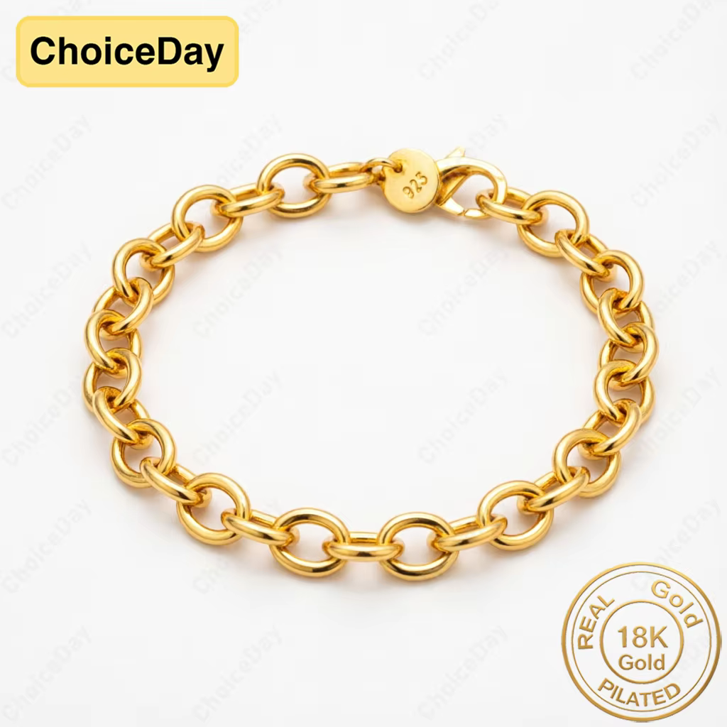 Bracelet minimaliste en or plaqué 18 carats pour femmes, bijoux élégants pour mariage ou fête
