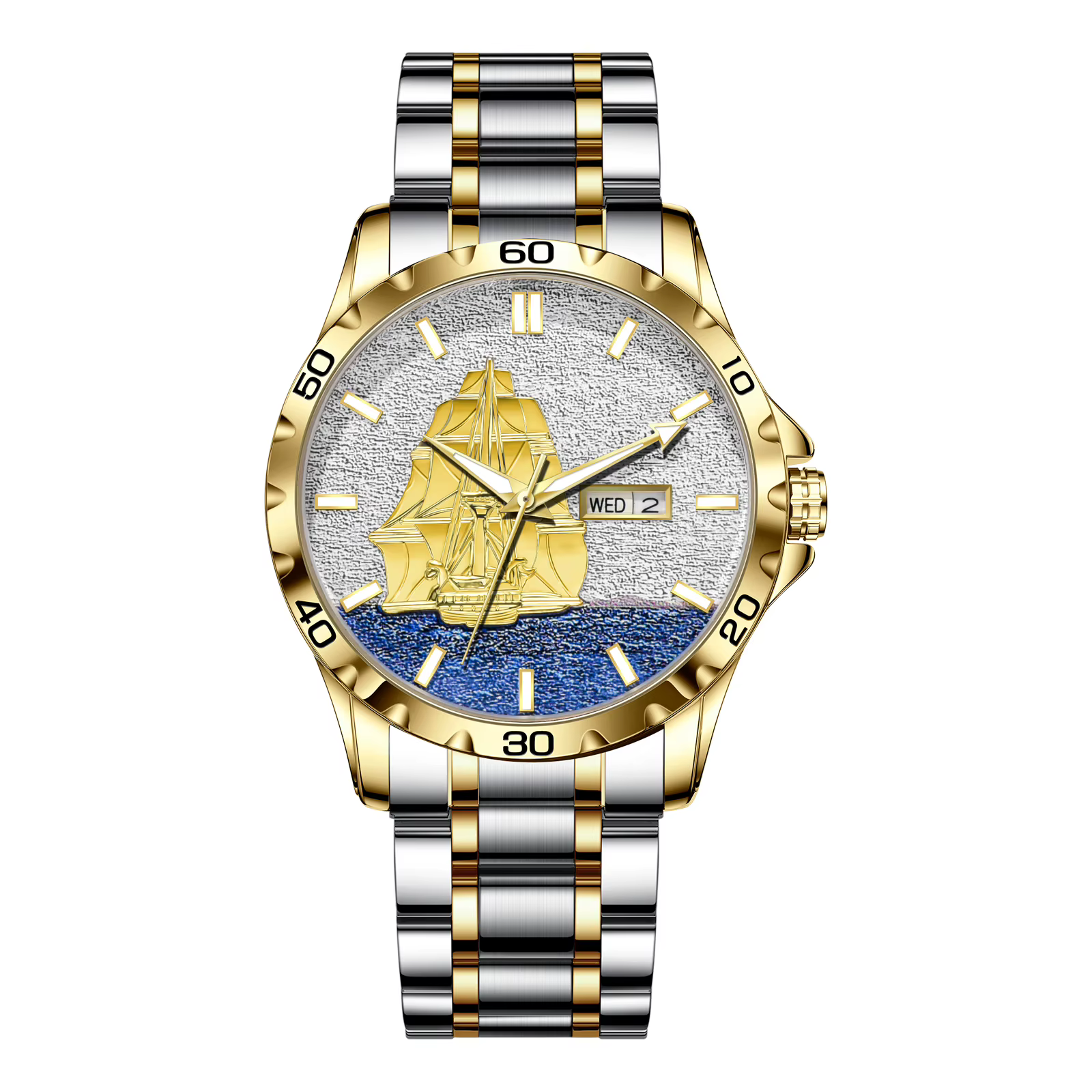 Glenaw Sailing série Top marque de luxe montre pour hommes mode affaires entièrement automatique méc