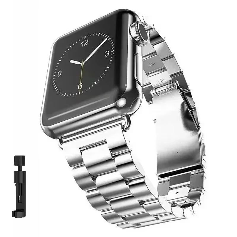 Bracelet en acier Starlight pour Apple Watch Series Ultra2 10 9 8 7 SE 6 5 4 3 46mm 49mm, bracelet e