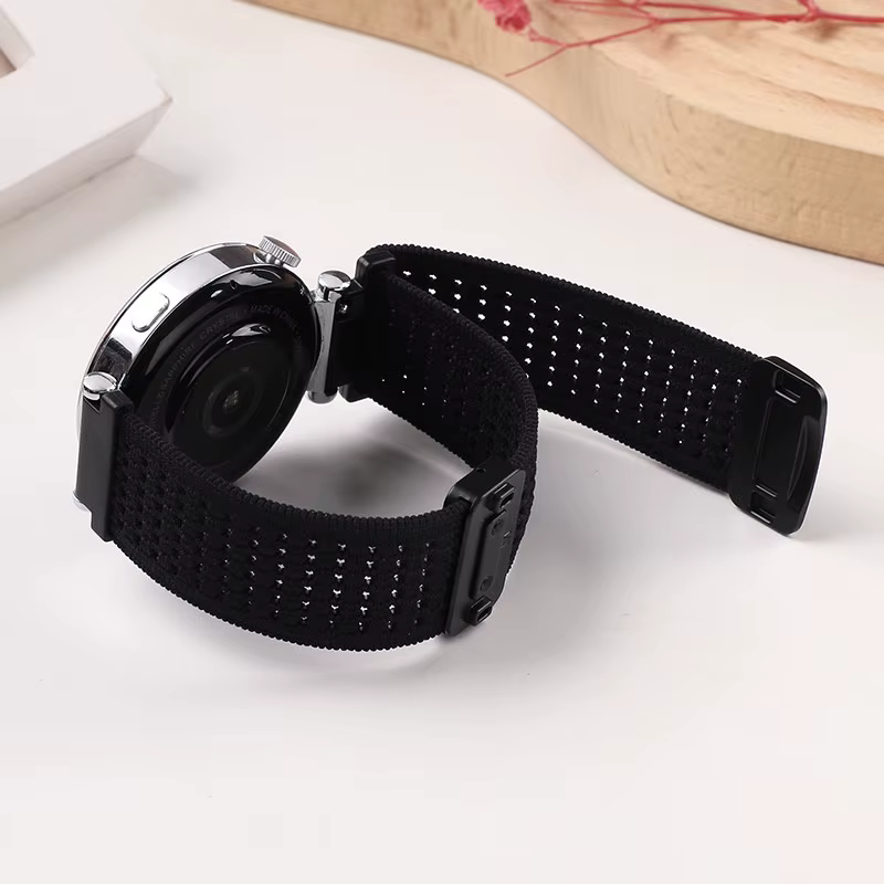 Bracelet en tissu nylon respirant pour Amazfit Bip Max/6/Balance Ultra/2/3/Active 3 Max, 20mm 22mm,