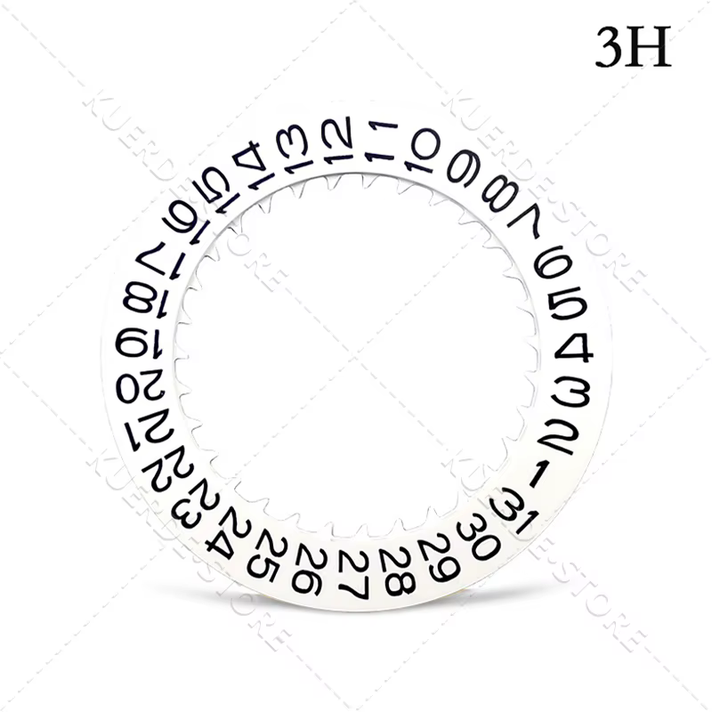 Montre à mouvement NH35 NH36, calendrier, jour, Date, cadran à 3/6 heures, roue de Date pour Mods SK