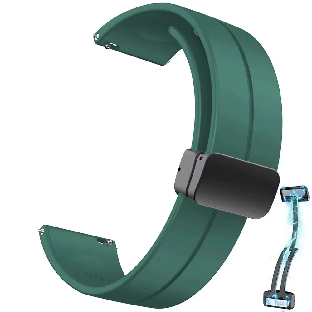 Bracelet de montre magnétique sport 20mm 22mm pour Samsung Galaxy Watch 6/4/5 Pro/Gear S3/Active 2/C