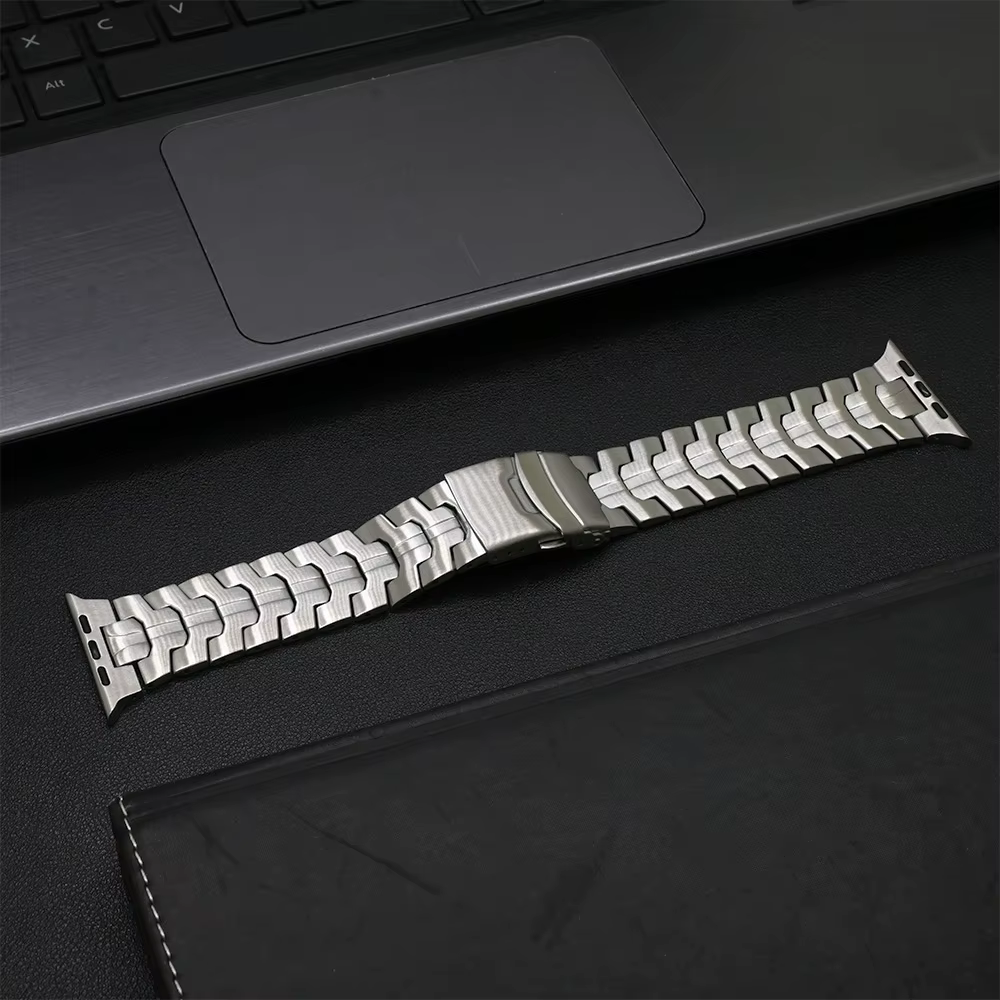Bracelet en titane pour hommes pour Apple Watch, Ultra2, 1, 49mm, série 10, 9, 8, 7, 46mm, 45mm, SE 