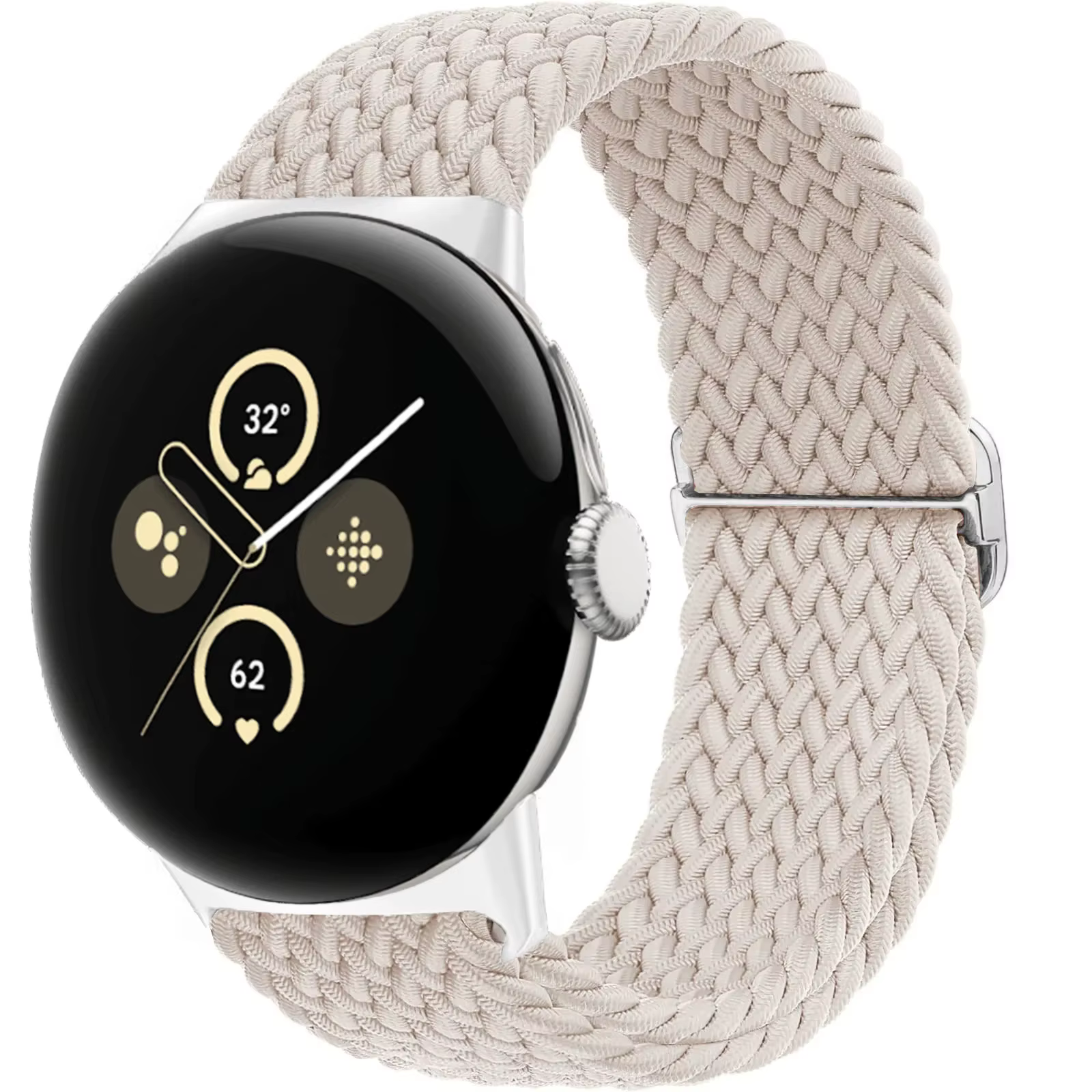 Boucle Solo tressée pour Google pixel 3 4 2 bandes accessoires Smartwatch élastique réglable en Nylo