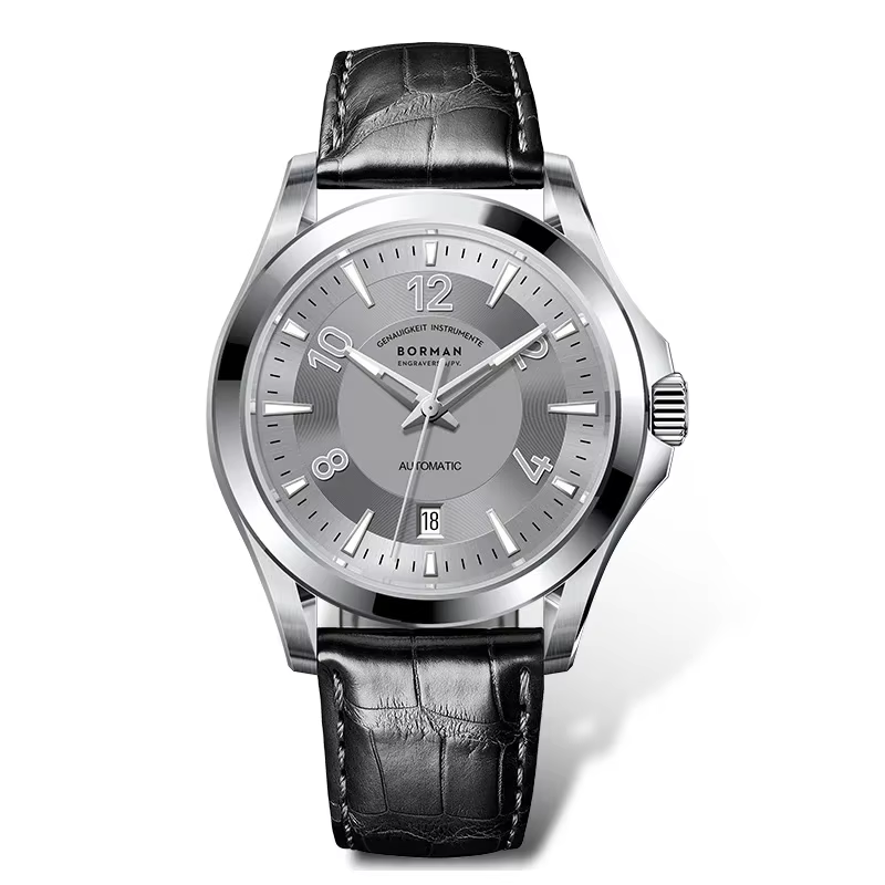 BORMAN BM3968 hommes montre haut de gamme marque 41.5MM automatique mécanique montre-bracelet 50 éta