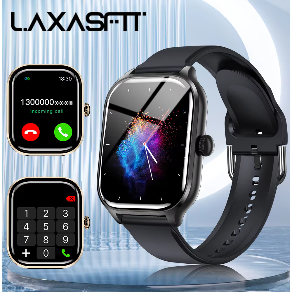 LAXASFIT 2025 nouvelle montre intelligente Bluetooth appel Message rappel 24 heures surveillance de 