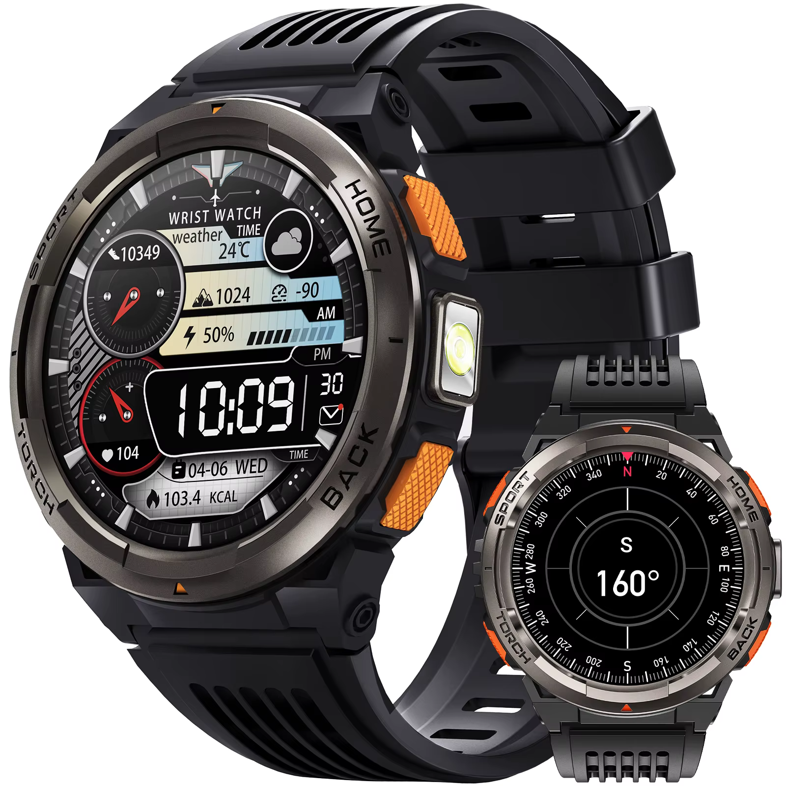 EIGIIS-Montre intelligente Ell5 2024 3iko, étanche, design original, montre de sport avec boussole e