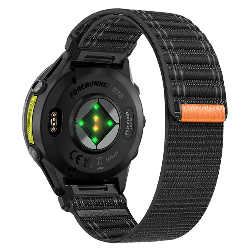 Bracelet de sport en Nylon pour Garmin Forerunner 970 965 955 945 935 745/Descent G2/Instinct 3 50mm