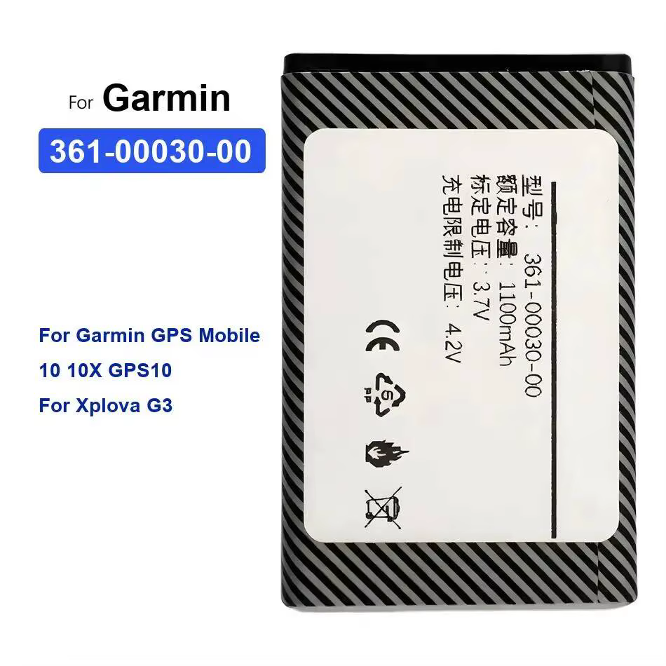 Batterie de dispositif Gps 361-00030-00, longue durée, pour Garmin Mobile 10 10X GPS10 Xplova G3, pu