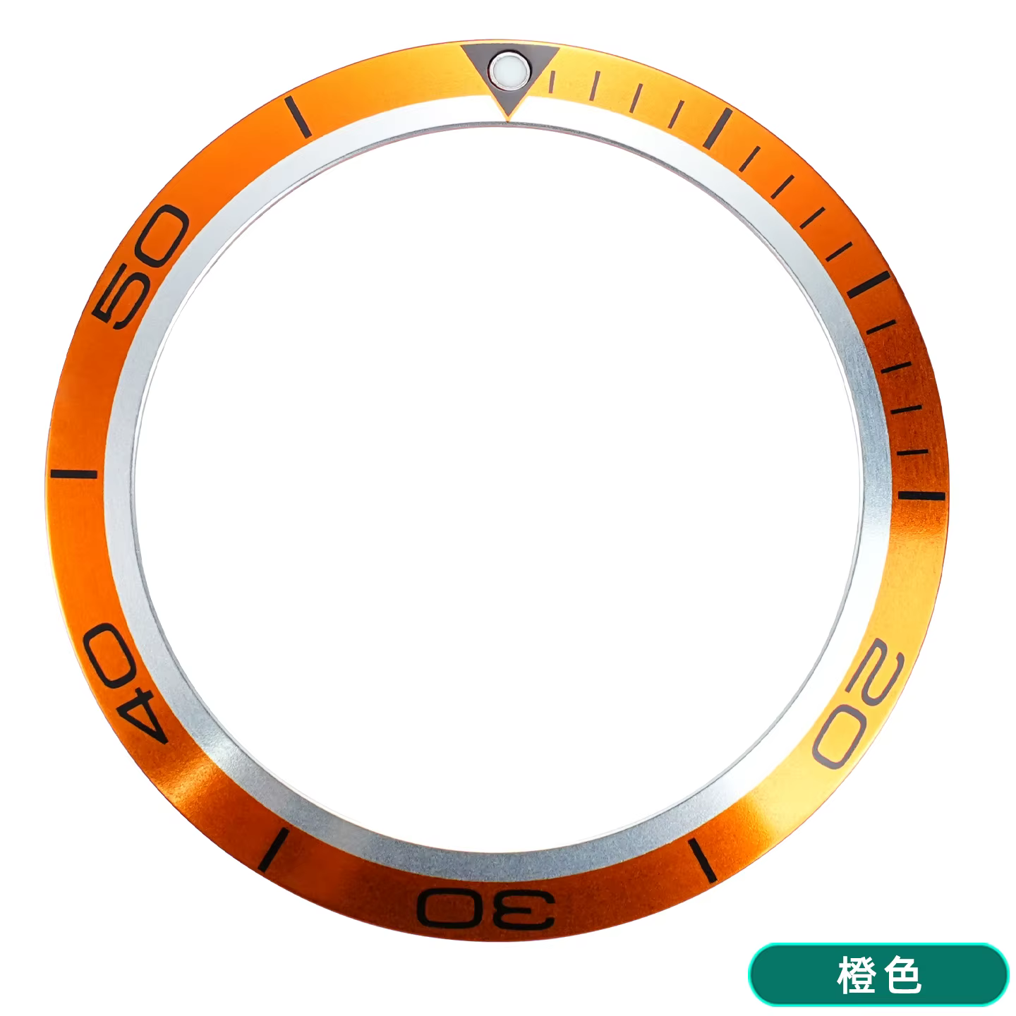 Montre 38x30.7mm 41x32.7mm, lunette en aluminium noir Orange pour Omega Seamaster 600 Planet Ocean s