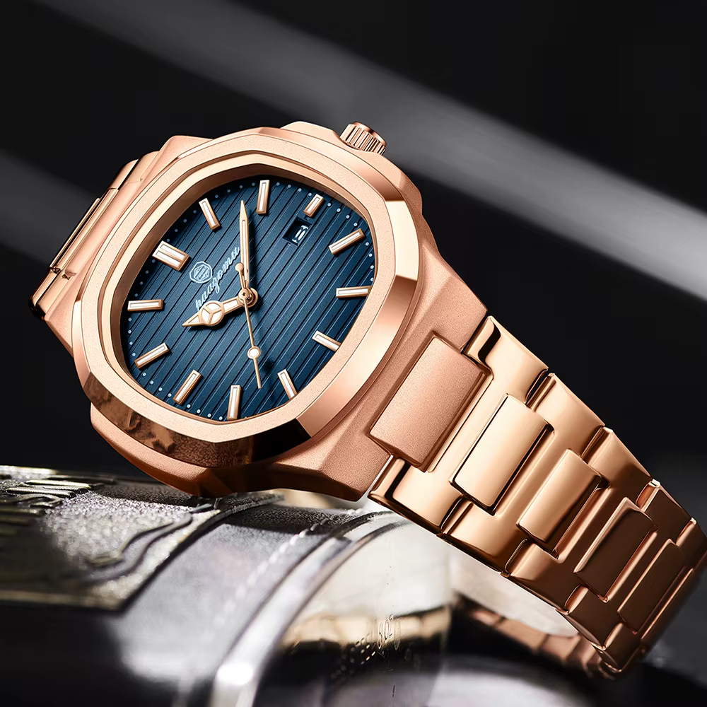 Nouvelle Montre Homme Tendance 2026 – Étanche, Lumineuse, en Acier Inoxydable, Affichage Date et Jou
