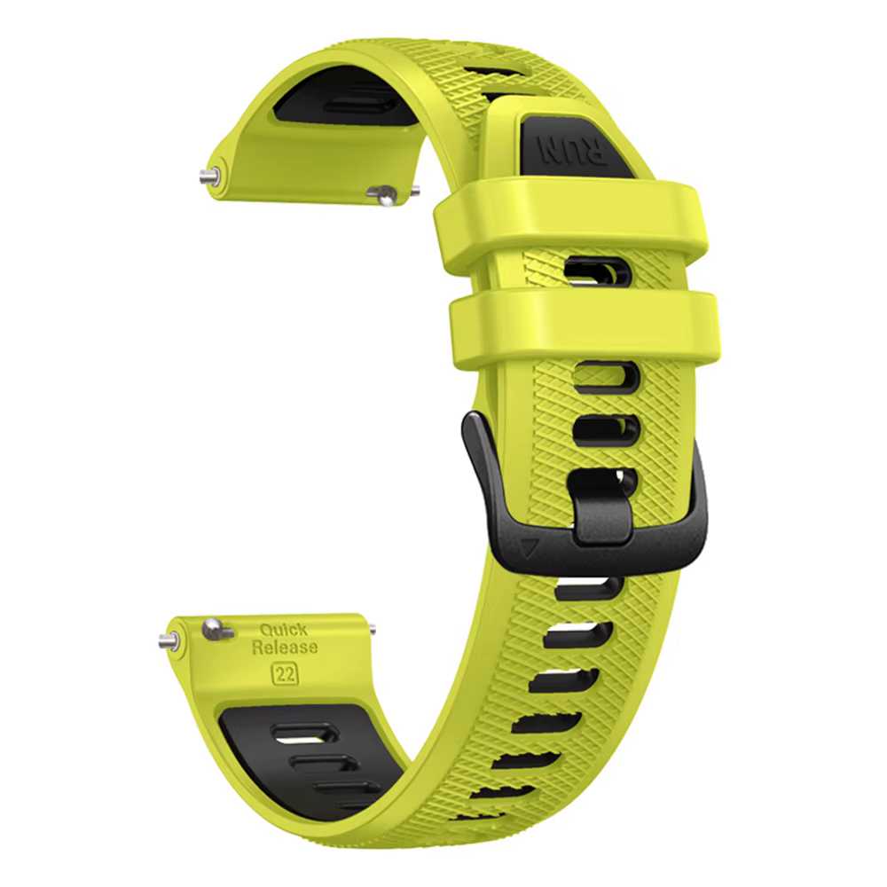 Bracelet de sport universel en Silicone, 22mm, pour Garmin Forerunner 265 255, groupe de musique pou