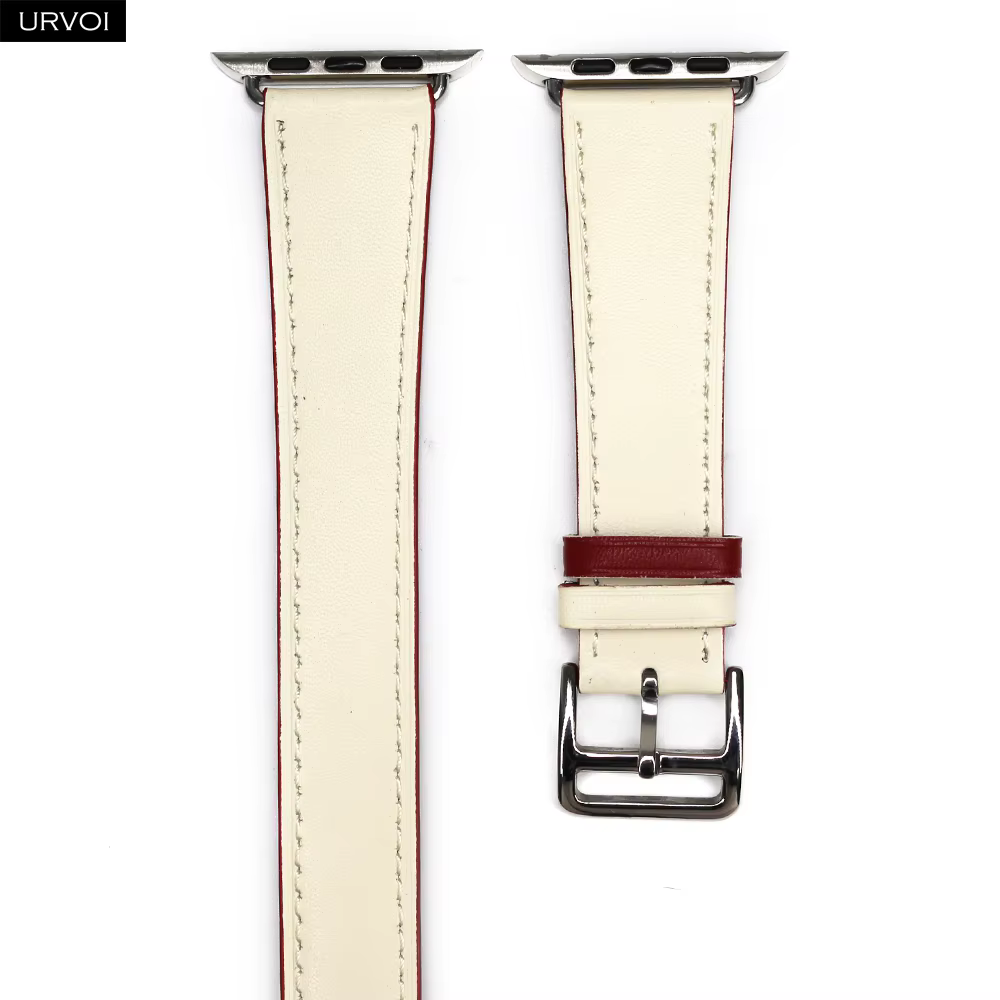 URVOI Double Tour pour Apple Watch band série 11 10 9 8 SE bracelet pour iwatch ceinture extra-longu