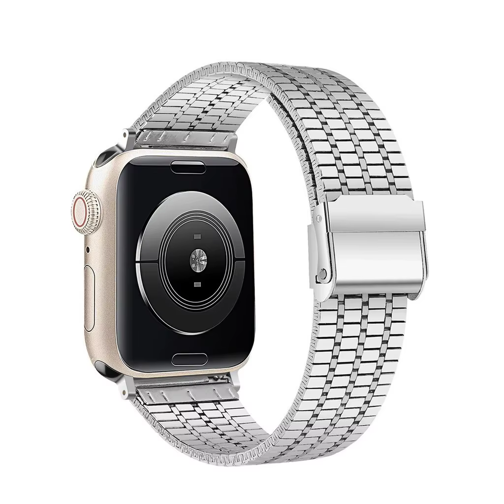 Bracelet à maillons pour apple watch S11 10 46 42mm 987 45 41mm SE654 44 40mm, Bracelet en acier ino