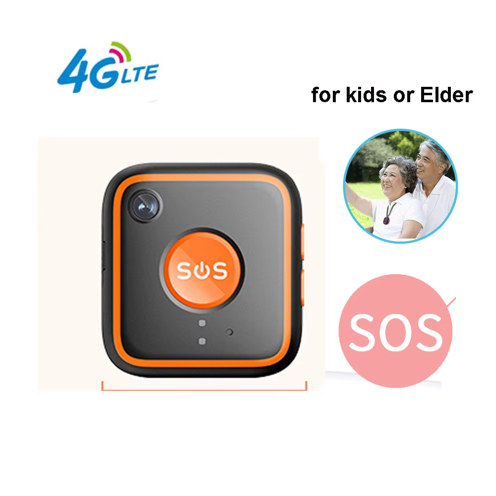 Traceur GPS 4G V28C pour enfants et personnes âgées 2026 avec bracelet SOS, alarme d'urgence, caméra