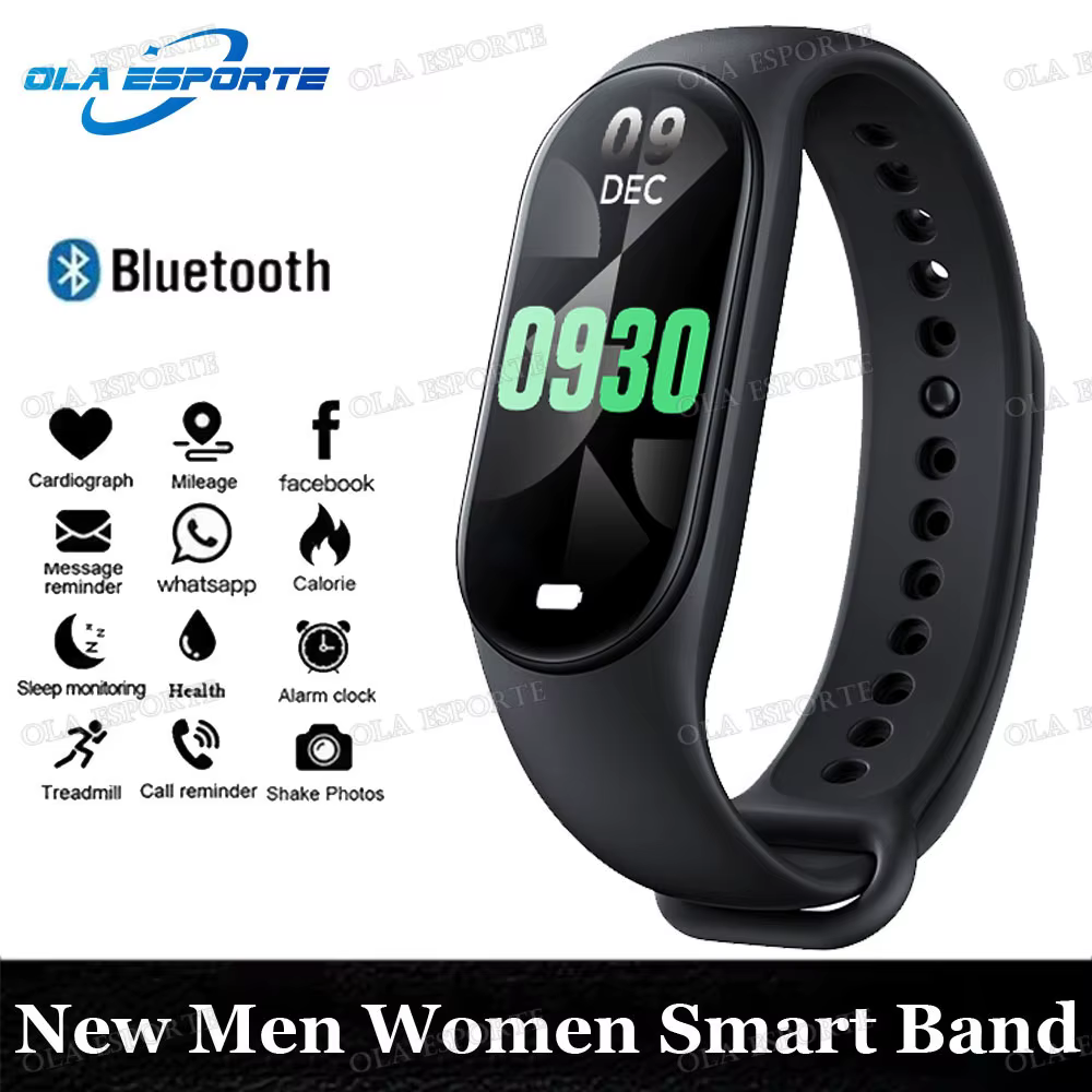 Montre intelligente M7, bracelet intelligent, fréquence cardiaque, montre connectée, suivi de la for
