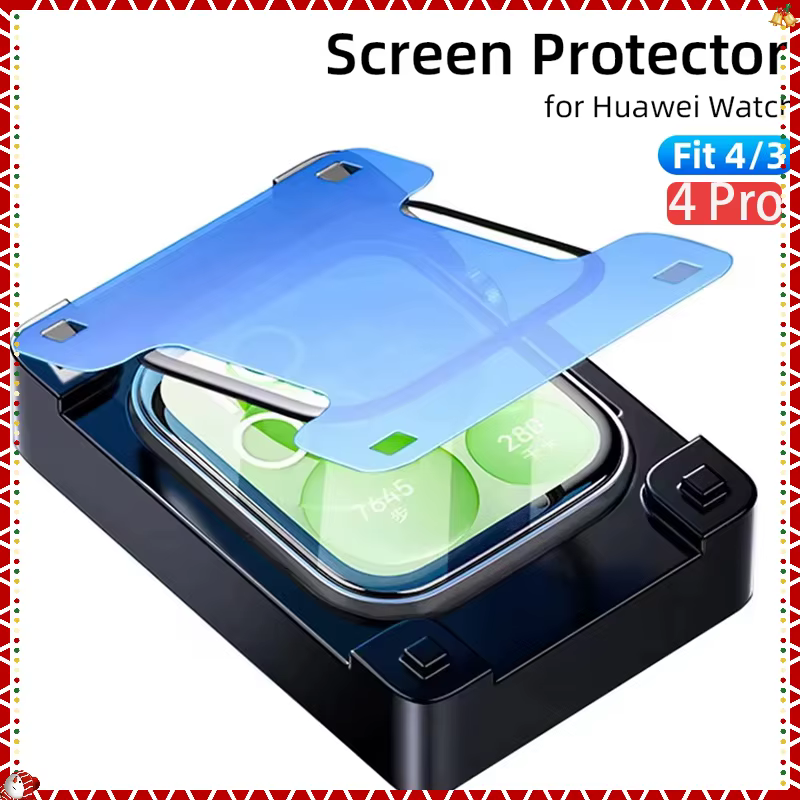 Plateau d'installation protecteur d'écran pour Huawei Watch Fit 3/4 Pro, Film de protection anti-ray