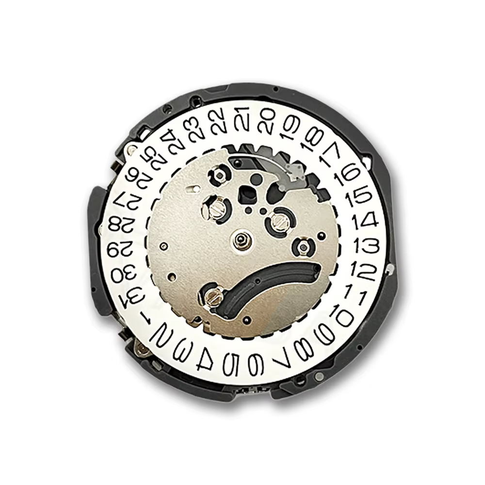 Boîtier de montre pilote 39 mm, cristal bombé PVD, chronographe, sans logo, pour Seiko IWC VK61 VK63