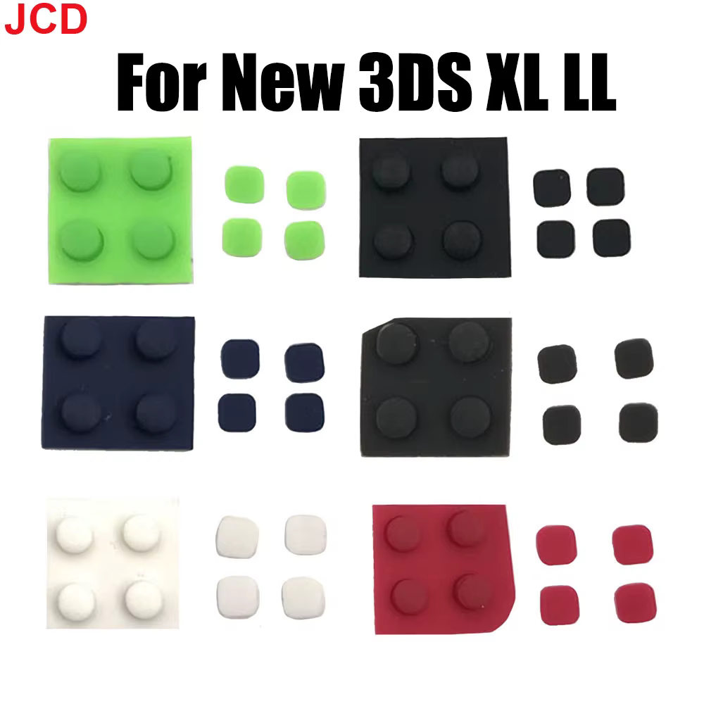JCD pour la nouvelle Console 3DS XL vis avant arrière pieds en caoutchouc couvercle supérieur vis d'