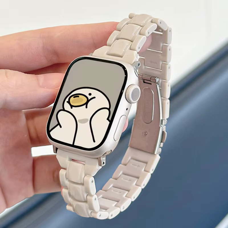 Bracelet Transparent Laser arc-en-ciel pour Apple Watch 10 42 46mm 9 8 7 41 45 38 40 42 44 49mm, Bra