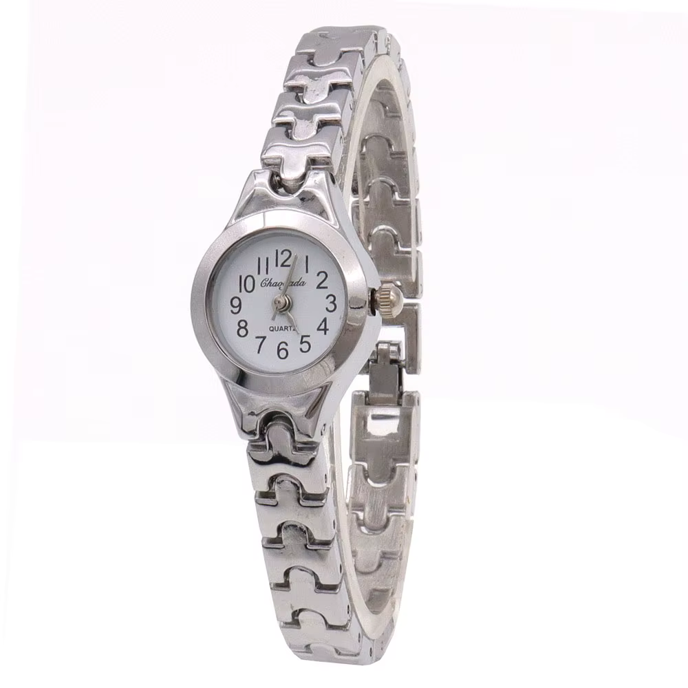 Montre-bracelet pour femme, dorée, petit cadran, à quartz, décontractée, populaire, élégante