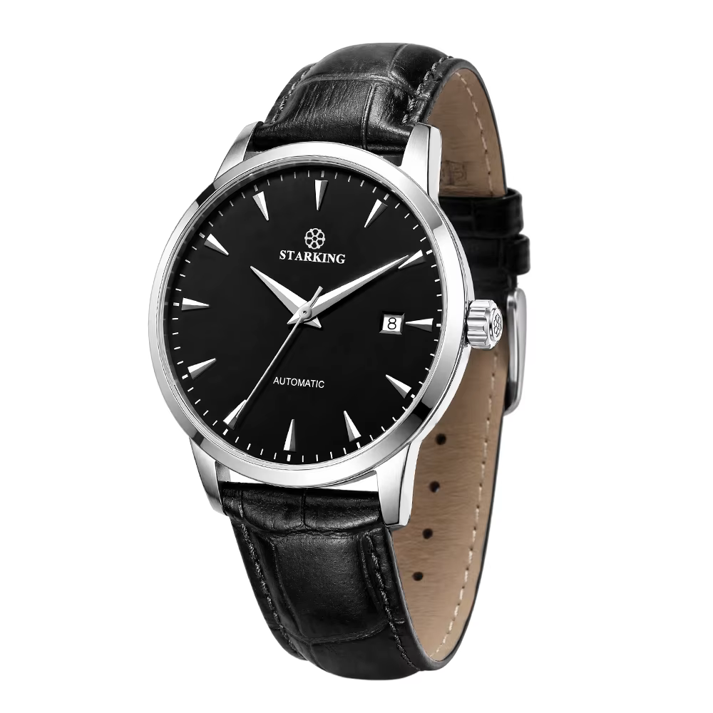 Montre mécanique automatique STARKING, montre de sport pour homme, étanche, saphir, acier inoxydable