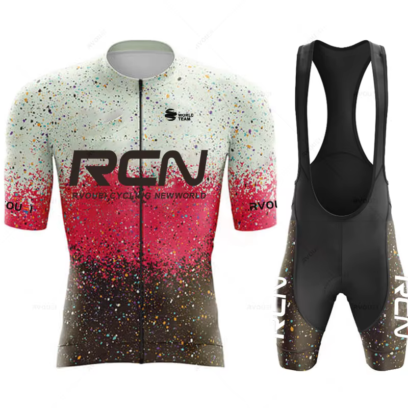 Nouvelle Arrivée 2026 RCN – Maillot de Cyclisme Homme à Manches Courtes pour l'Été – Vêtements de Cy