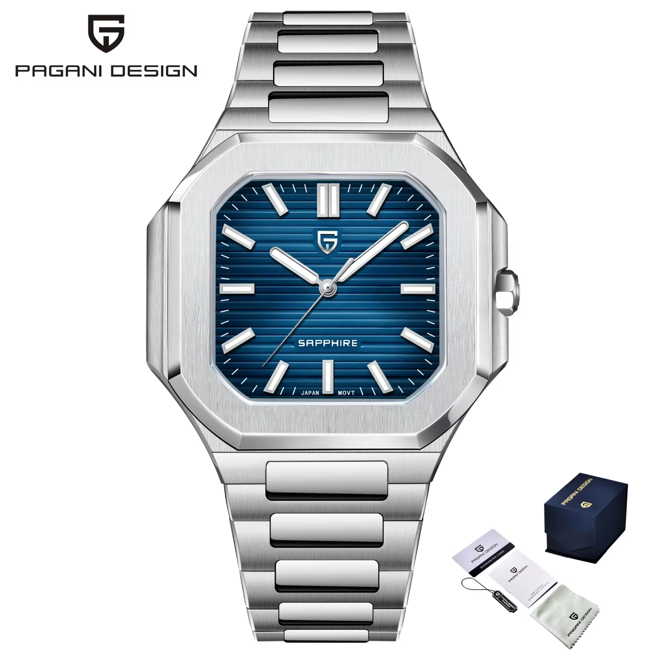 PAGANI DESIGN 2025 montre de luxe pour hommes chronographe mécanique mouvement à Quartz acier inoxyd