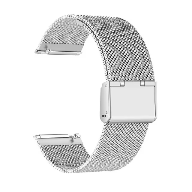 Bracelet en acier inoxydable 18mm 20mm pour Withings ScanWatch 2, bracelet en métal 38mm/42mm pour S