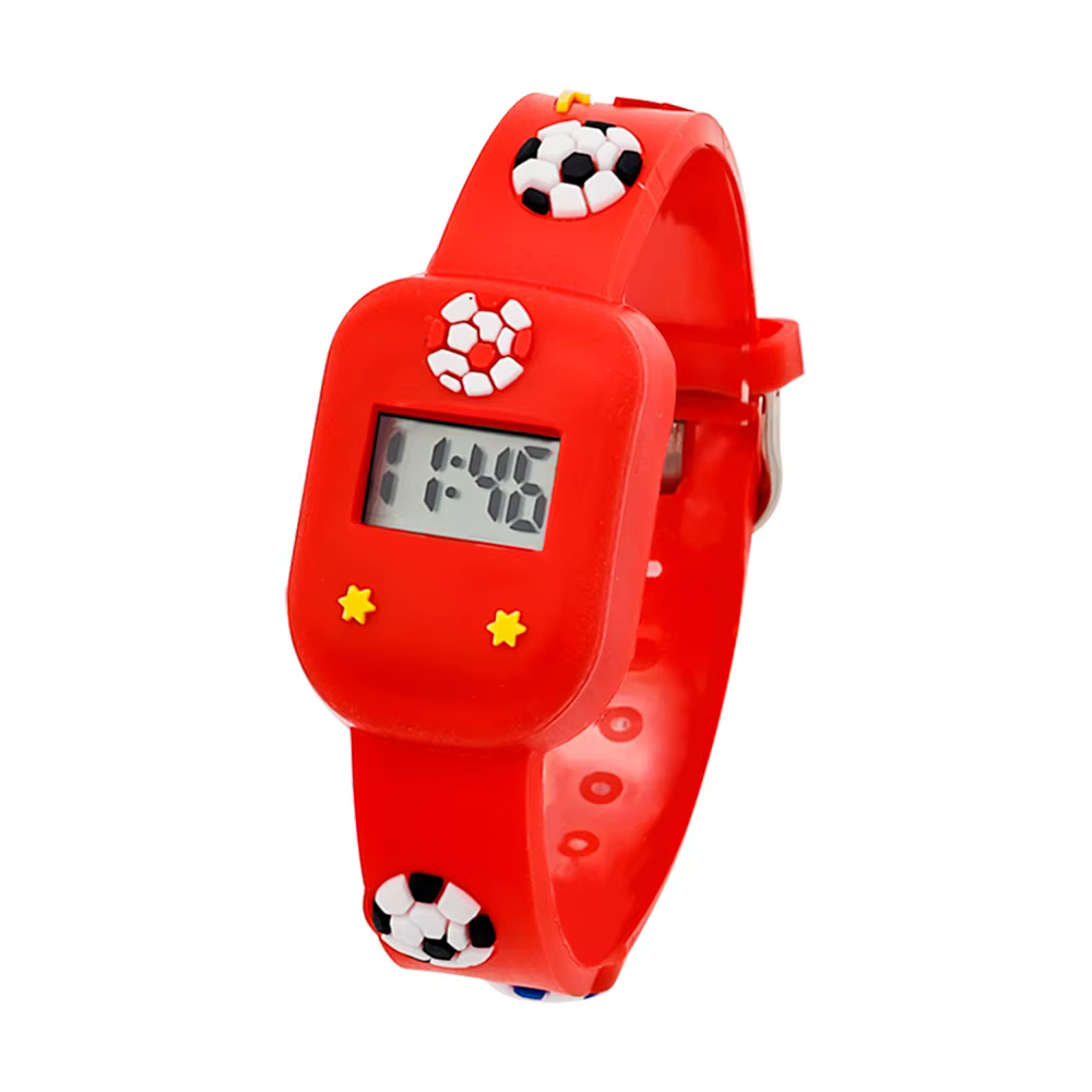 Montre de sport pour enfants, Simple et personnalisée, dessin animé, Football, montre électronique, 
