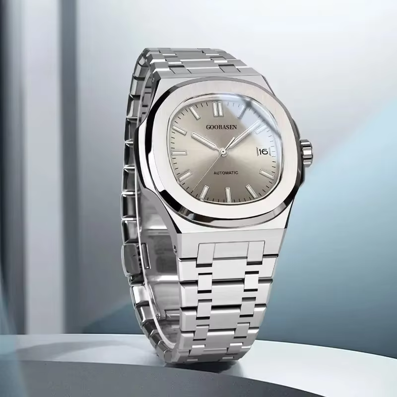 Nouveau 2025 montre automatique pour hommes lumineux homme montres bracelet en acier étanche montres