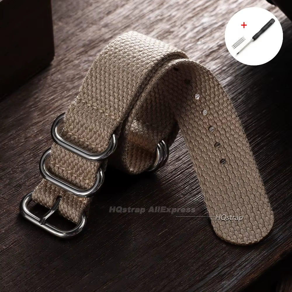 Bracelet de montre en tissu Nylon tissé, 20mm 22mm, universel, de haute qualité, bracelet de sport p