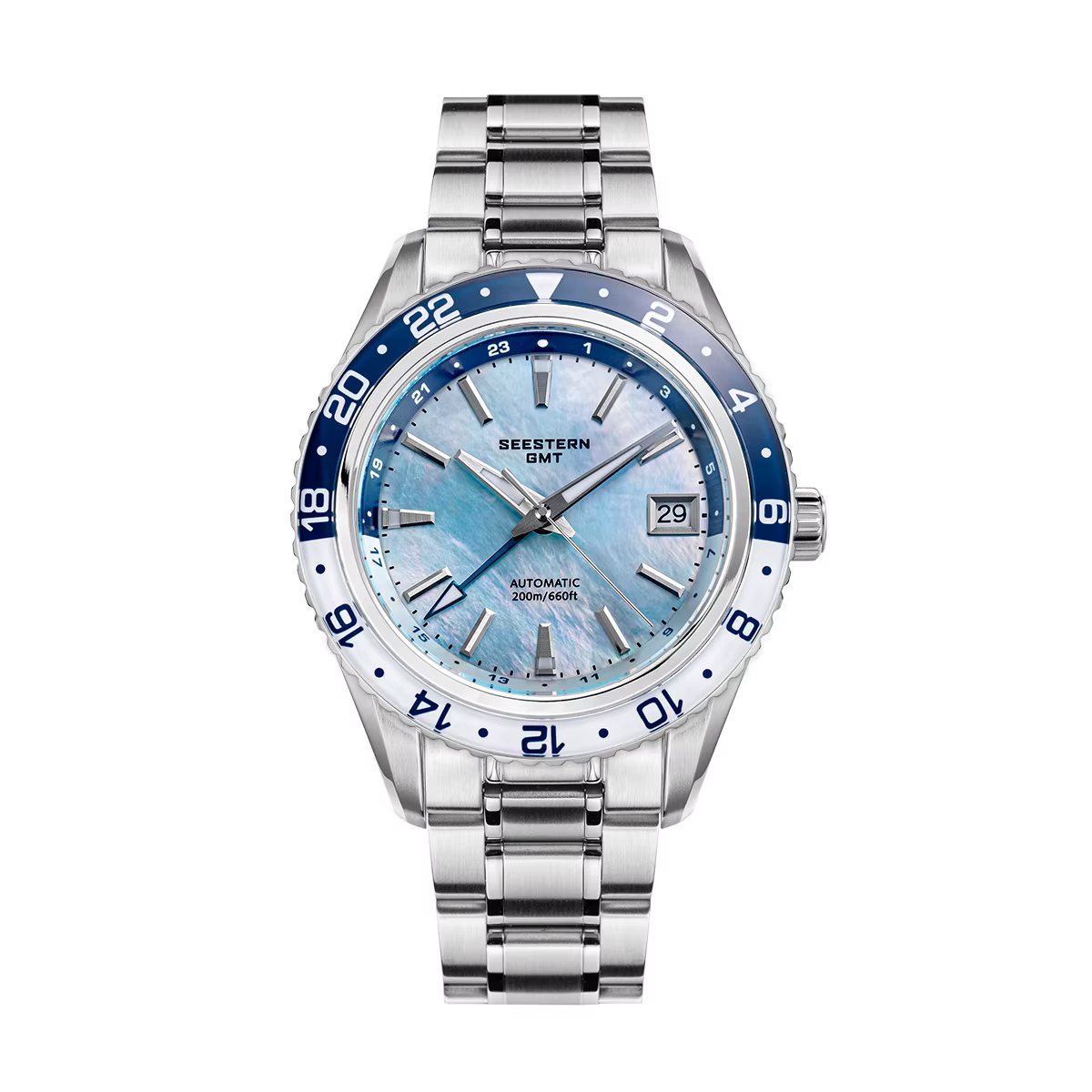 Gstuff-Montres-bracelets étanches pour homme, automatique, mécanique, plongée, Japon, mouvement NH34