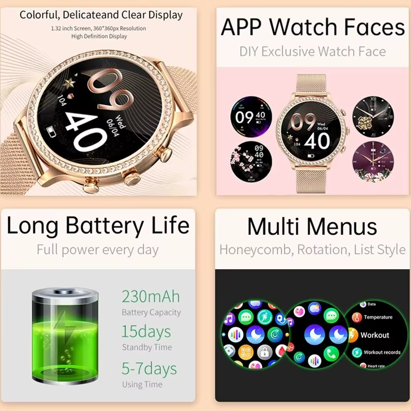 LIGE-Montre intelligente étanche pour homme et femme, appel Bluetooth, pression artérielle, cadran p