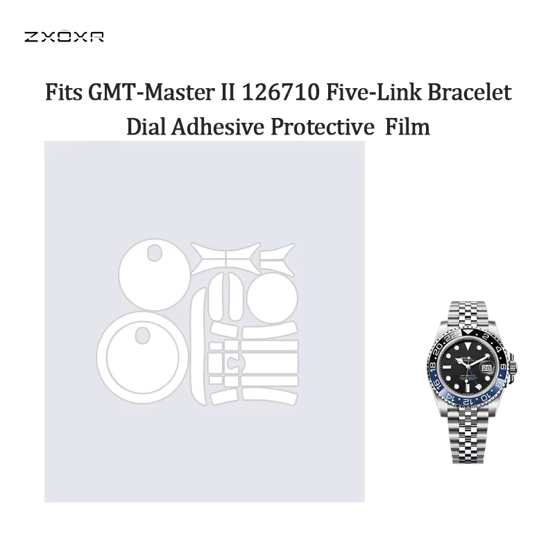 Film de protection pour Rolex GMT-Master 126710, bracelet Jubilee, ensemble complet, étanche, haute