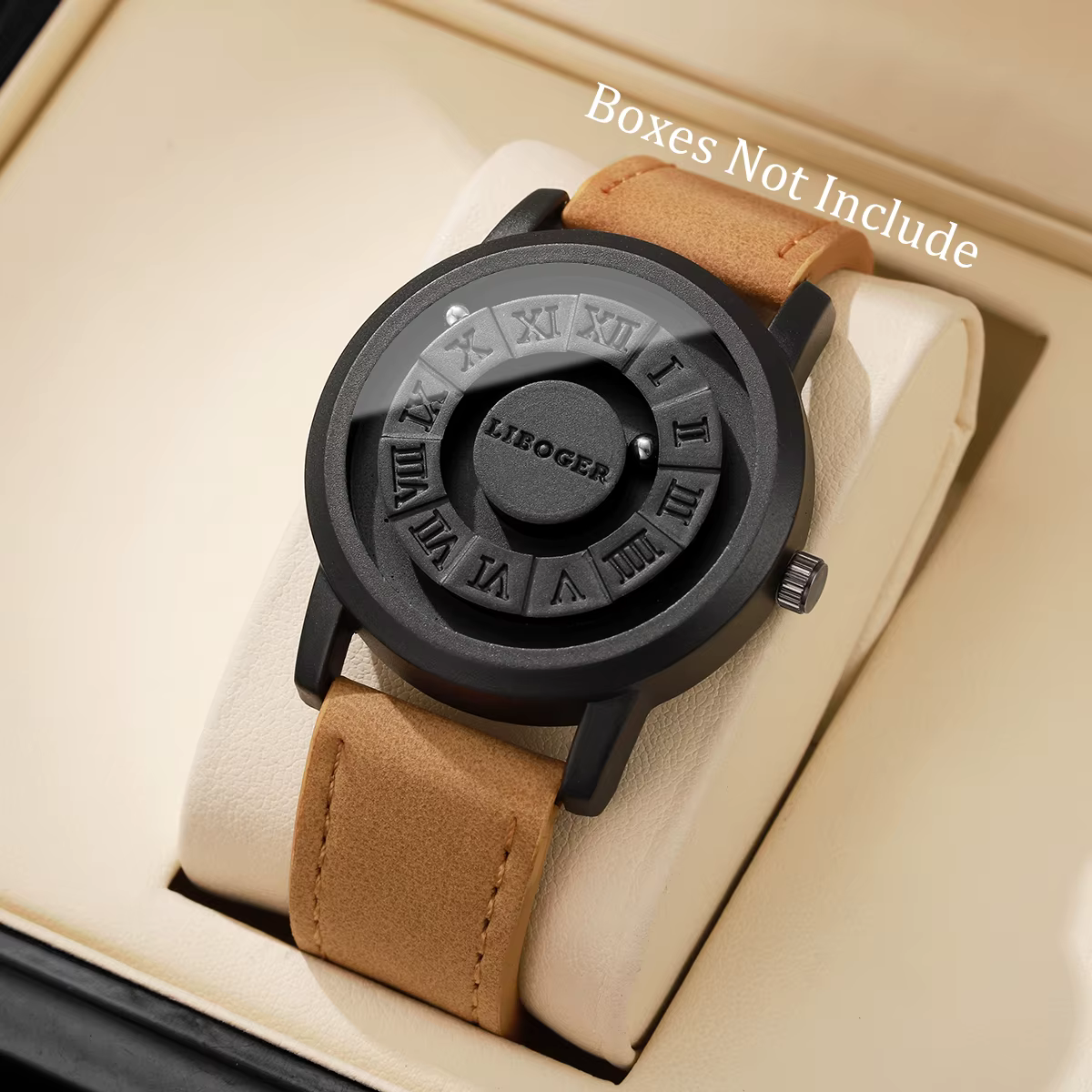 Mode Suspension magnétique hommes montres sport décontracté Roma cadran montres pour hommes horloge