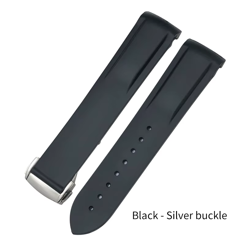 Bracelet de montre en caoutchouc et silicone souple, bracelet de montre pour Omega Seam84300, Speedm