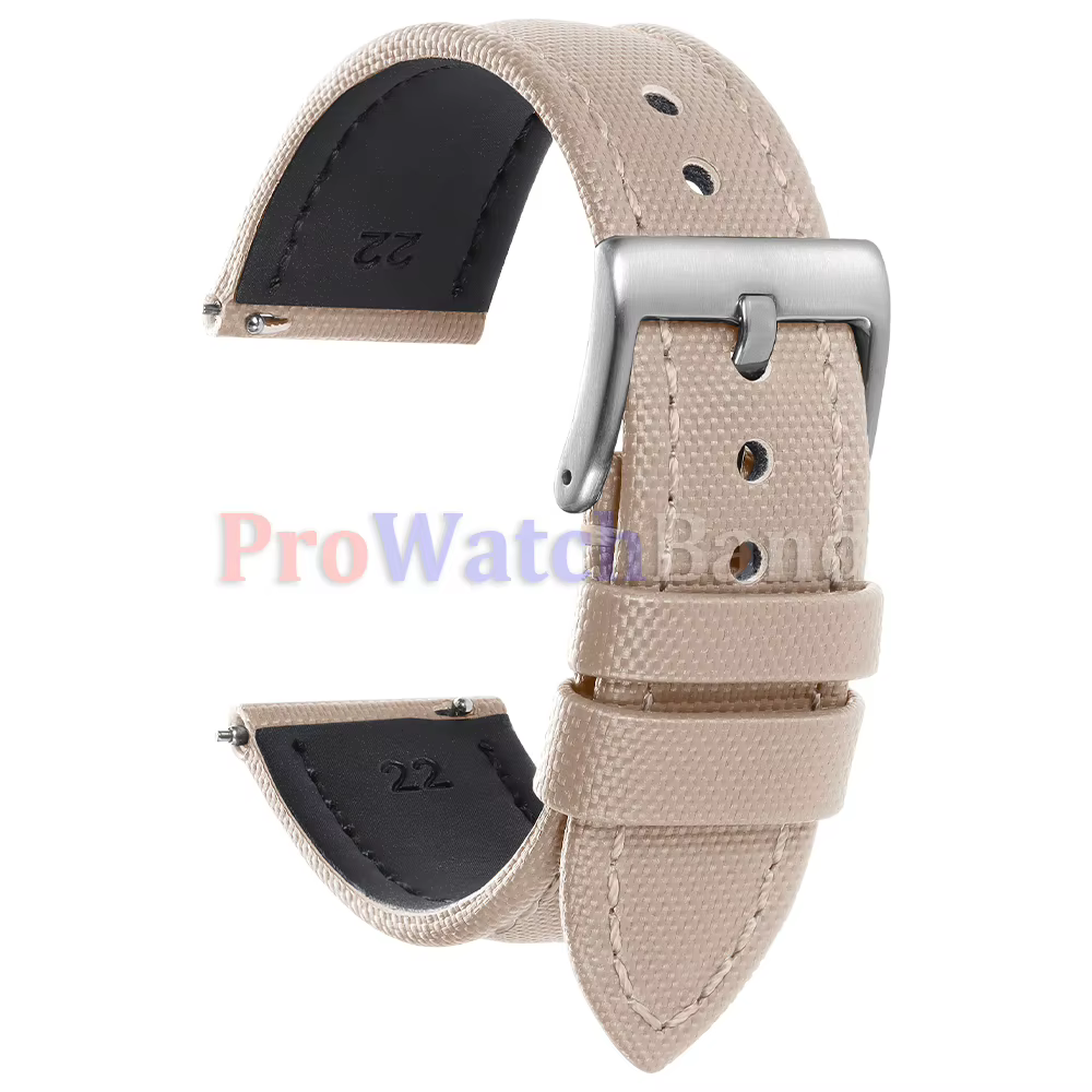 Bracelet de montre en toile de voile premium pour Blancpain et Seiko, bracelet en nylon imperméable