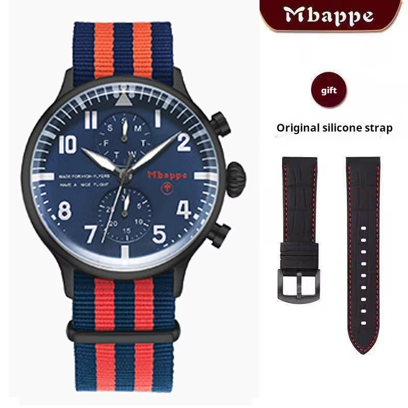 Mbappe Montre de luxe pour homme/femme, montre-bracelet d'affaires élégante avec cadran exquis, spor
