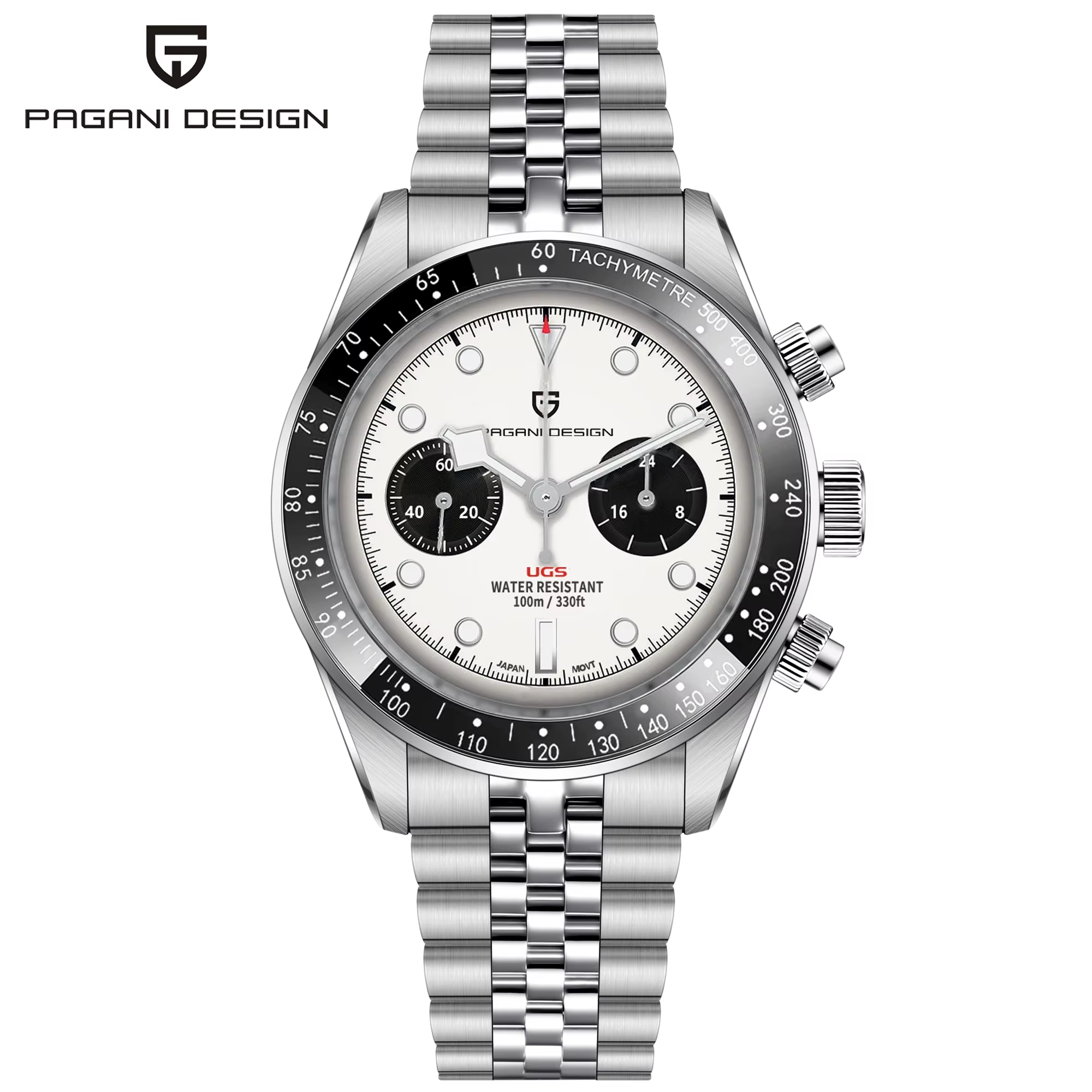 Montres à quartz pour hommes PAGANI DESIGN 2026, nouvelle montre chronographe rétro BB Panda, bracel