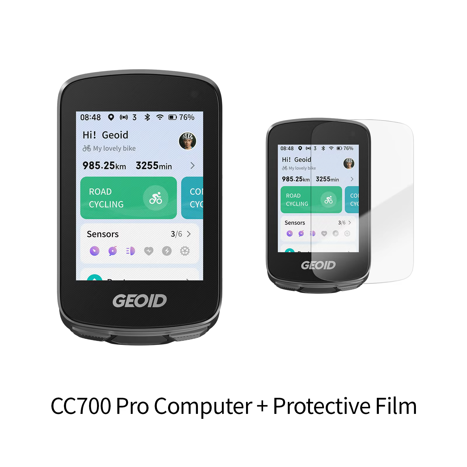 GEOID CC700 Pro ordinateur de vélo GPS 2.8 pouces écran tactile compteur de vitesse de vélo carte mo