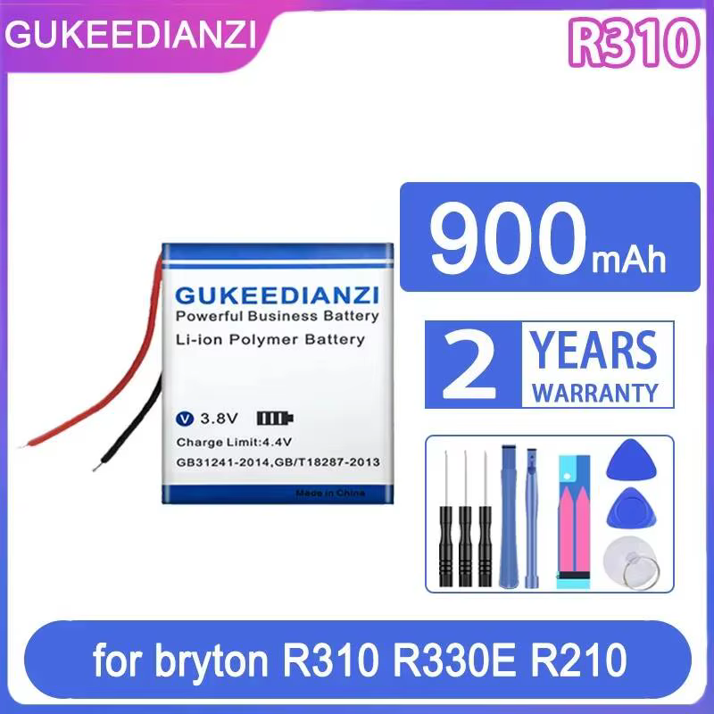Batterie pour équipement de sport GPS, haute efficacité, haute capacité, 900mAh, pour Bryton R310 R3