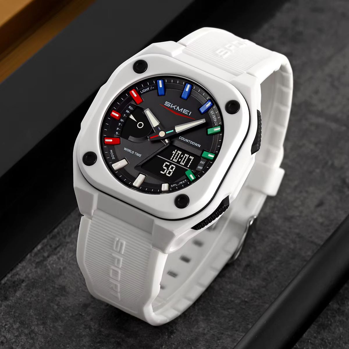 SKMEI affaires montre électronique numérique mode sport montres à Quartz pour hommes femmes étanche