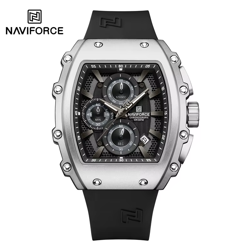 NAVIFORCE à la mode 2025 montres pour hommes multifonctionnel 30M étanche sport Quartz bracelet en S